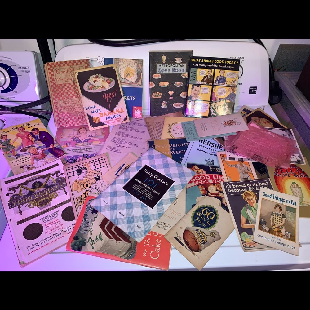 Vintage Cookbooks (Early 1900’s)